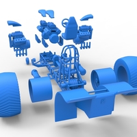 Pulling tractor with 4 engines V8 Version 6 Scale 1:25 - Thumbnail 21