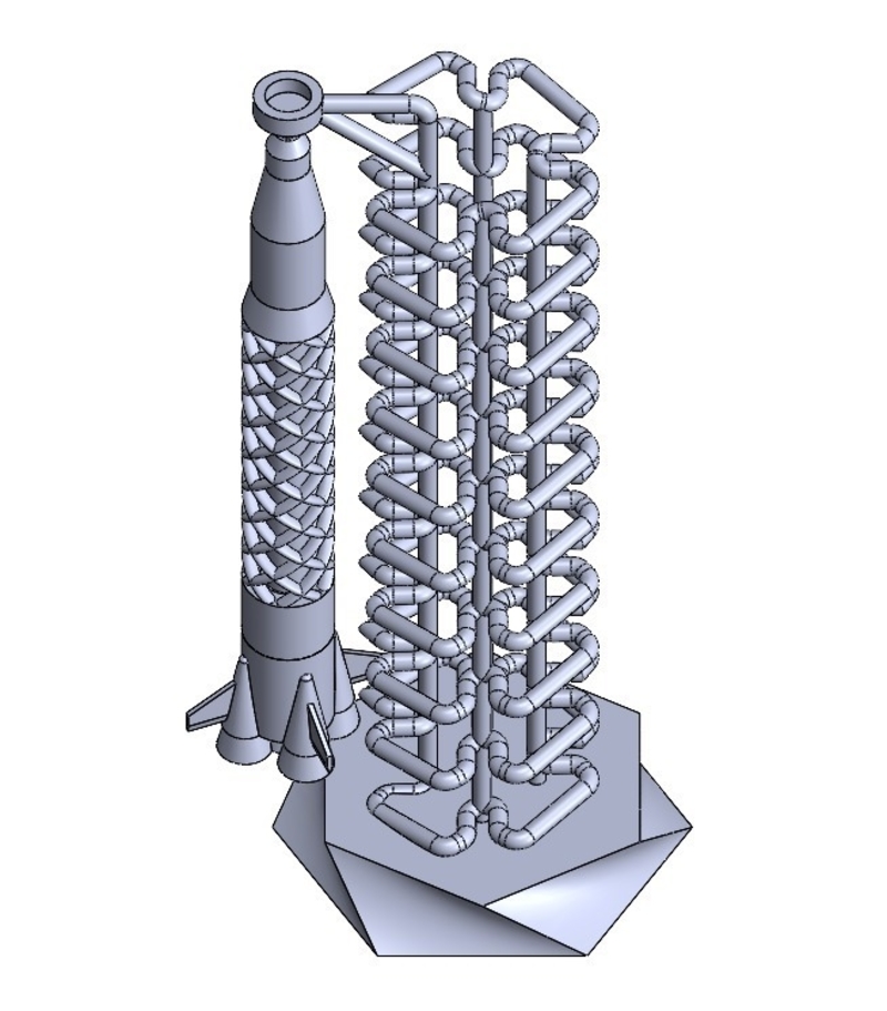 Rocket Pen with magnetic holder