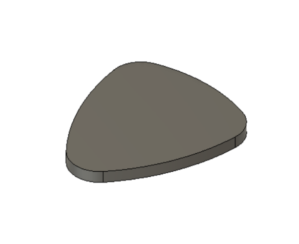 guitar pick 3D Print 495159