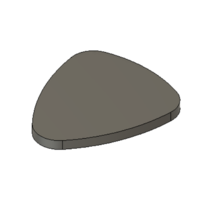 Small guitar pick 3D Printing 495159