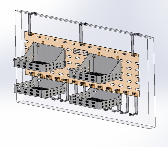 Door Hook Basket LARGE 3D Print 495190