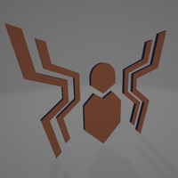 Small Spiderman No Way Home Logo 3D Printing 495326