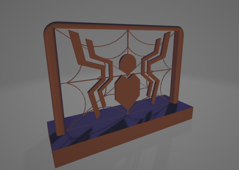 Spiderman Logo Table Decoration 
