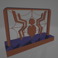 Spiderman Logo Table Decoration  - Thumbnail 1