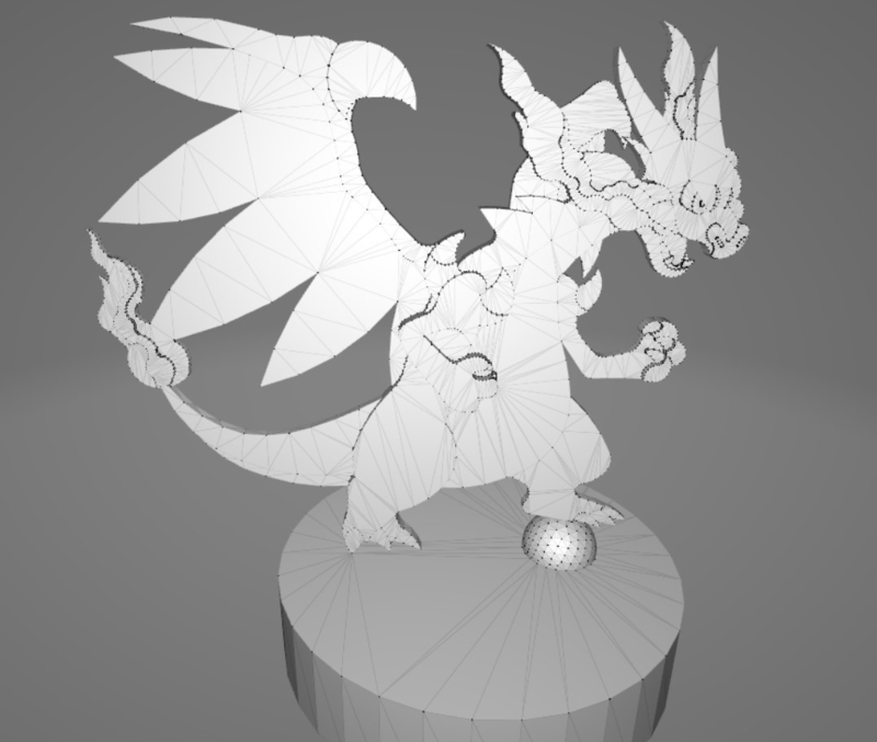 CHARIZARD FIGURE DESIGN