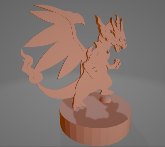 CHARIZARD FIGURE DESIGN 3D Print 495368