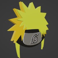 Small Naruto Wall Art 3D Printing 495394