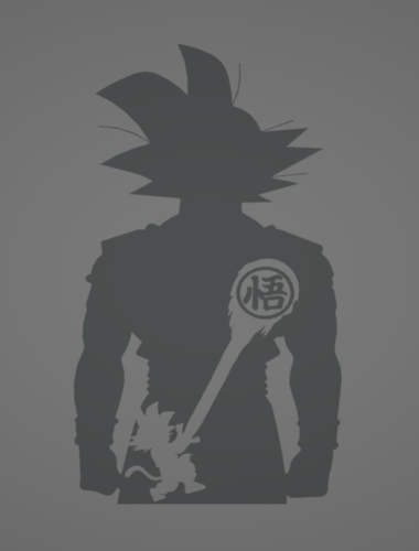 DRAGON BALL Z GOKU WALL ART BATCH 3 3D Print 495413