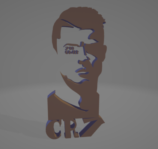 CRISTIANO RONALDO 700 GOALS ART 3D Print 495424