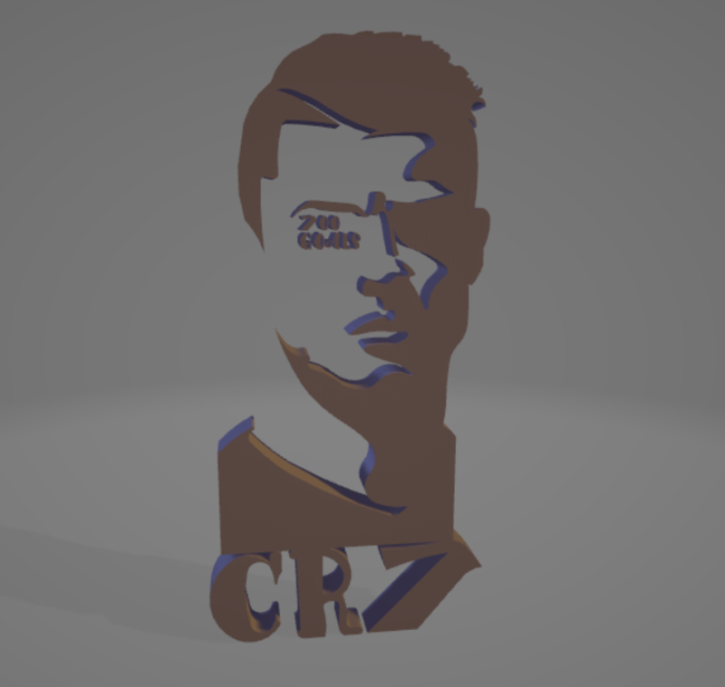 CRISTIANO RONALDO 700 GOALS ART