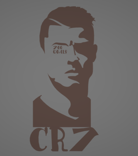 CRISTIANO RONALDO 700 GOALS ART 3D Print 495425