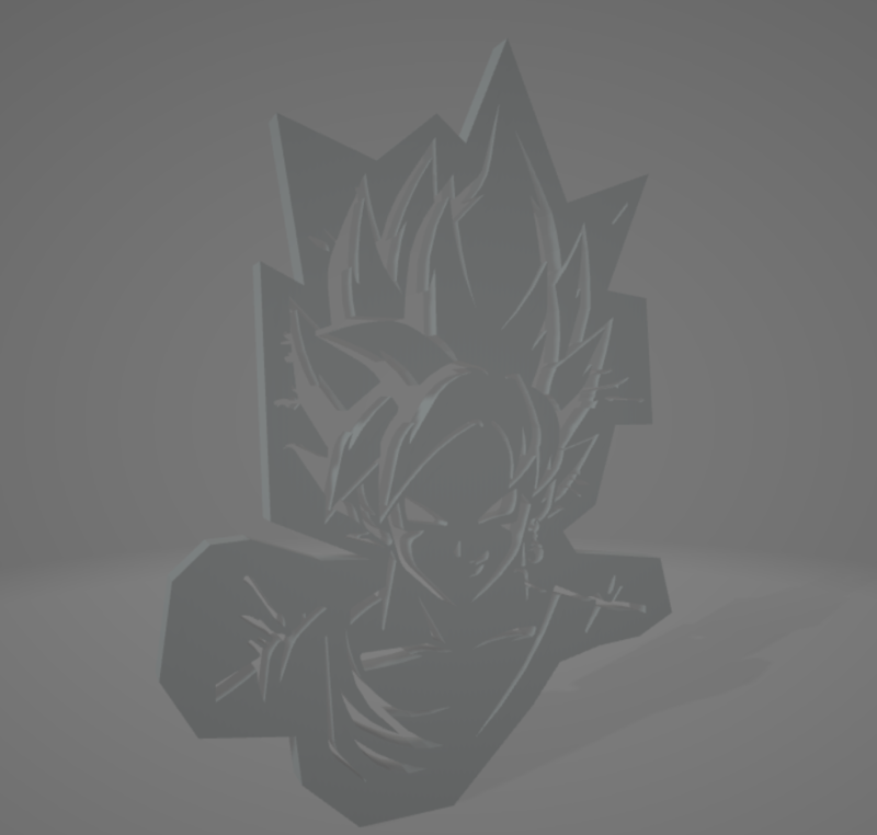 GOKU WALL ART V4