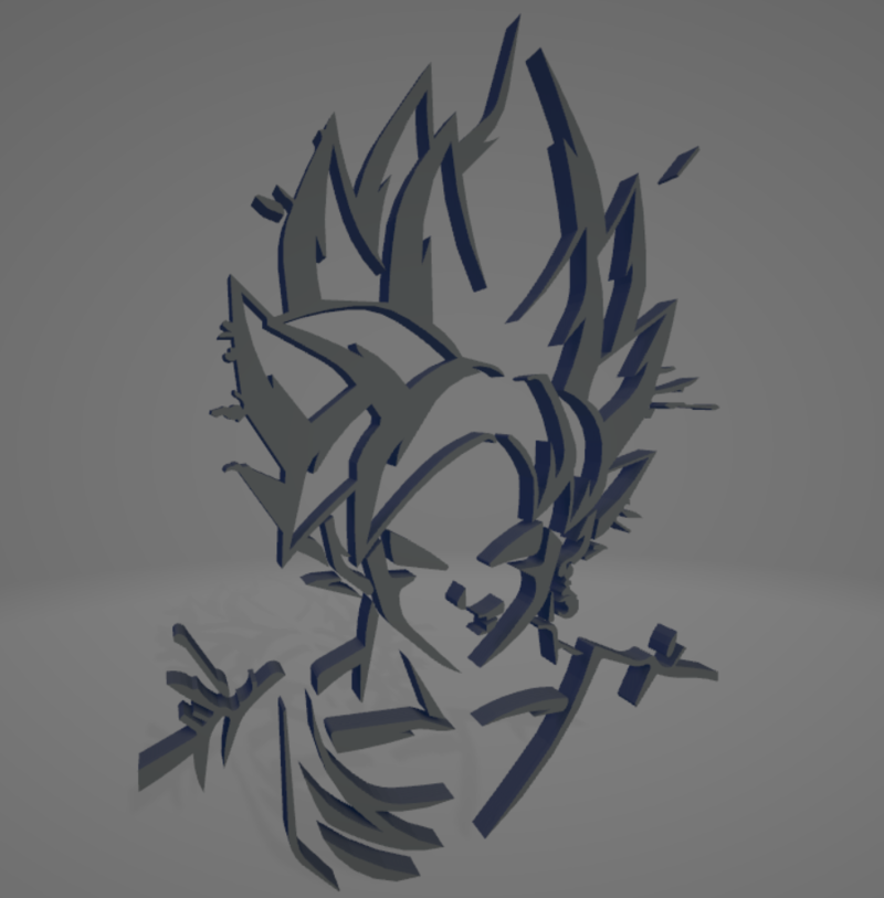 GOKU WALL ART V5