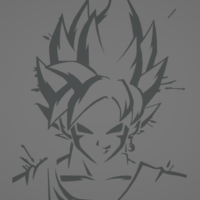 GOKU WALL ART V5 - Thumbnail 2