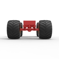 Diecast old school monster truck chassis Scale 1:25 - Thumbnail 7
