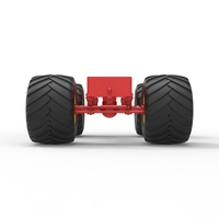 Diecast old school monster truck chassis Scale 1:25 - Thumbnail 14