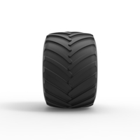Diecast Monster Jam tire 18 Scale 1:25 - Thumbnail 4