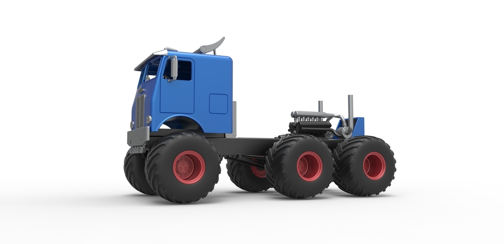 Diecast Monster truck 6x6 Scale 1:25 3D Print 495546