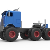 Diecast Monster truck 6x6 Scale 1:25 - Thumbnail 2