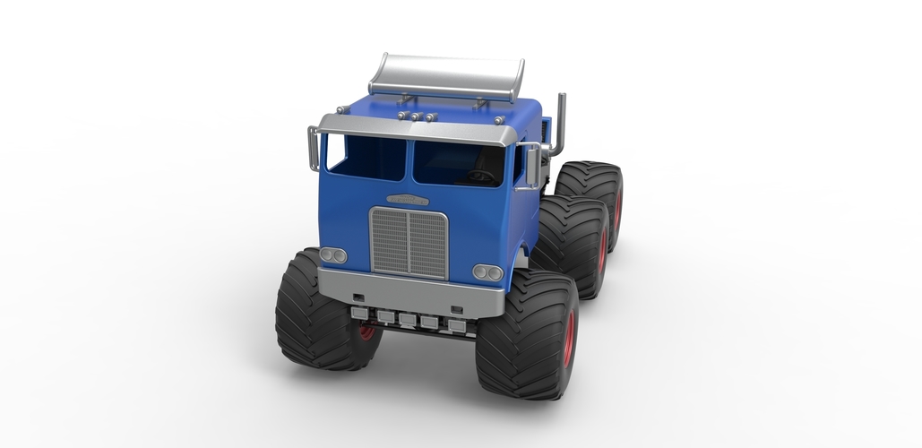 Diecast Monster truck 6x6 Scale 1:25 3D Print 495548