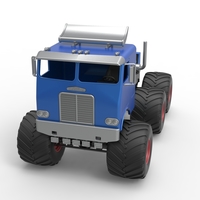 Diecast Monster truck 6x6 Scale 1:25 - Thumbnail 4
