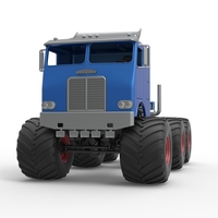 Diecast Monster truck 6x6 Scale 1:25 - Thumbnail 5