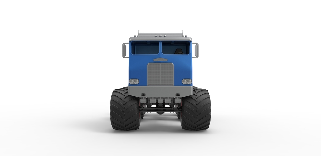 Diecast Monster truck 6x6 Scale 1:25 3D Print 495550