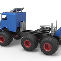 Diecast Monster truck 6x6 Scale 1:25 - Thumbnail 11