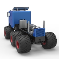 Diecast Monster truck 6x6 Scale 1:25 - Thumbnail 12