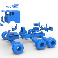 Diecast Monster truck 6x6 Scale 1:25 - Thumbnail 15