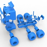 Diecast Monster truck 6x6 Scale 1:25 - Thumbnail 16