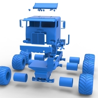 Diecast Monster truck 6x6 Scale 1:25 - Thumbnail 18