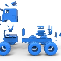 Diecast Monster truck 6x6 Scale 1:25 - Thumbnail 19