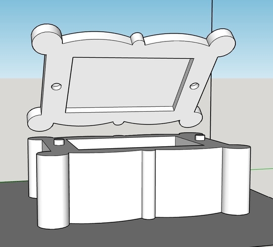 Mesa y cofre para naipes