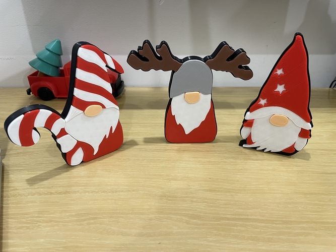 CHRISTMAS GNOME COMBO 5 PACK 3D Print 495624