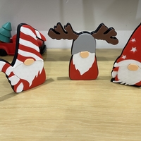 Small CHRISTMAS GNOME COMBO 5 PACK 3D Printing 495624