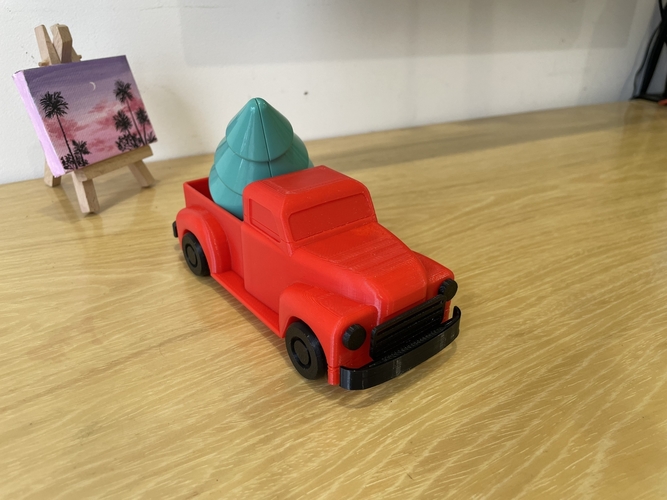 FARM TRUCK CHRISTMAS ORNAMENT 3D Print 495627