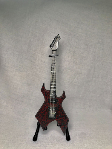 Stranger Things Eddie's Guitar BC Rich Warlock Guitar Replica 3D Print 495647