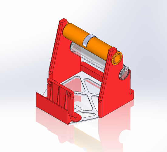 Filament Holder 4.5kg and 1kg 3D Print 495654