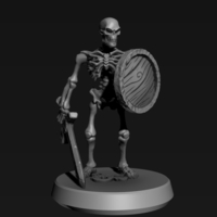 Small D&D Skeleton 3D Printing 495671