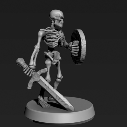 D&D Skeleton 3D Print 495672