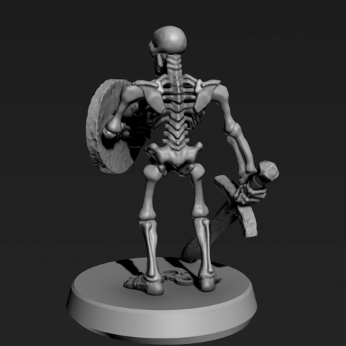 D&D Skeleton 3D Print 495673