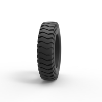 Semi truck tire 3 Scale 1:25 - Thumbnail 3