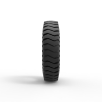 Semi truck tire 3 Scale 1:25 - Thumbnail 4