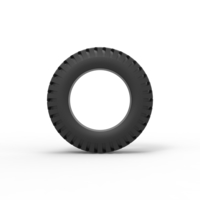 Semi truck tire 3 Scale 1:25 - Thumbnail 5