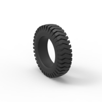 Semi truck tire 3 Scale 1:25 - Thumbnail 8