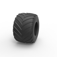 Diecast Monster Jam tire 19 Scale 1:25 - Thumbnail 3