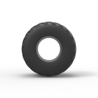 Diecast Monster Jam tire 19 Scale 1:25 - Thumbnail 5