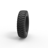Semi truck tire 4 Scale 1:25 - Thumbnail 3
