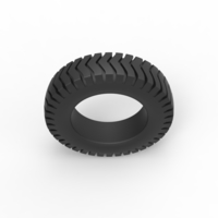 Semi truck tire 4 Scale 1:25 - Thumbnail 6